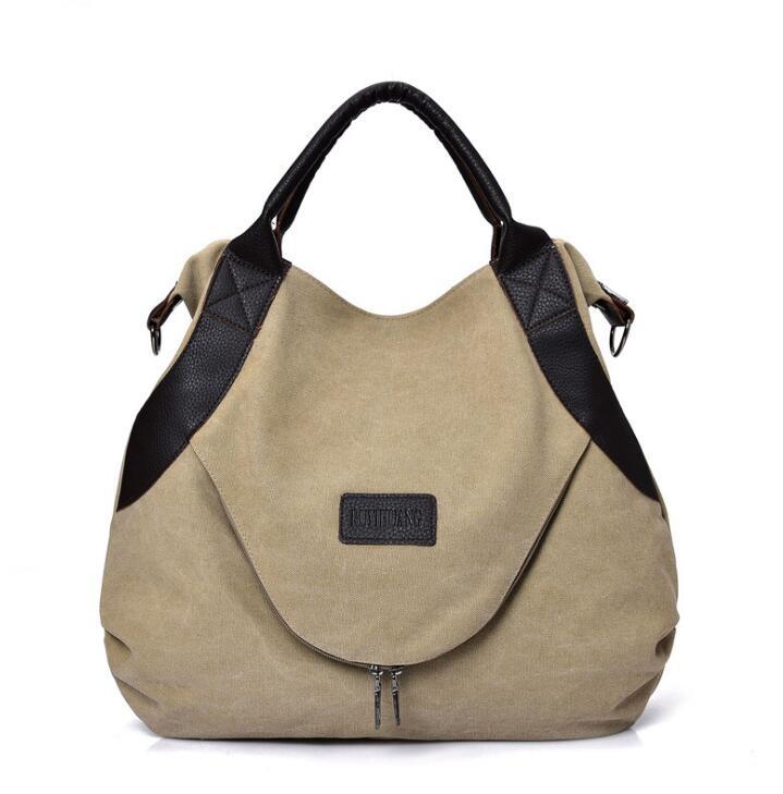 Handbags Women Minimalist Retro  Vintage Canvas Bag