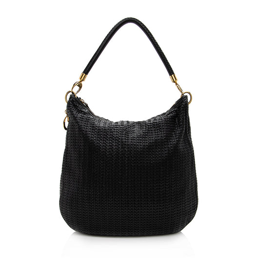 Dior Woven Leather Soft Lady Hobo (SHF-17157)