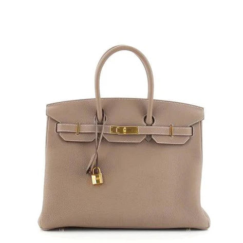 Hermes Birkin 35 Etoupe Togo Gold Hardware