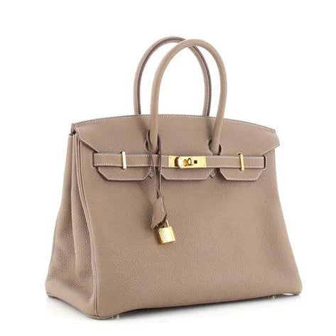 Hermes Birkin 35 Etoupe Togo Gold Hardware